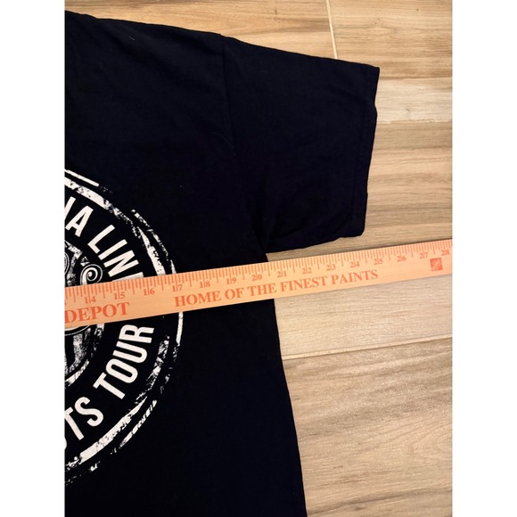 Florida Georgia Line Dig Your Roots 2017 Tour Shirt Mens Large Black Concert Tee - Picture 6 of 7